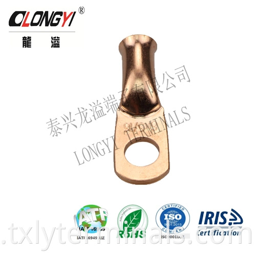 Copper Tube Ring Crimp Solder Terminals Cable Lugs Awg